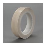 3M 5498 PTFE Film Tape Beige on Paper Core 1 in x 36 yd - Micro Parts &amp; Supplies, Inc.