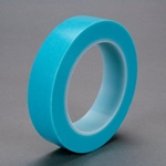 3M  4737T  Scotch  High Temperature  Fine Line  Tape  Translucent Blue 1 in x 36 yd 5.4 mil - Micro Parts &amp; Supplies, Inc.