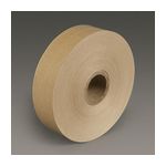 3M Water Activated Paper Tape 6141 Natural Light Duty 1-1/2 in x 500 ft 20 rolls per case Bulk