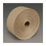 3M Water Activated Paper Tape 6143 Natural Heavy Duty 3 in x 375 ft 10 rolls per case Bulk