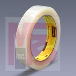 3M Scotch Light Duty Packaging Tape 640 Clear Clean Removal Apparel 3/4 in x 72 yd 48 per case Bulk