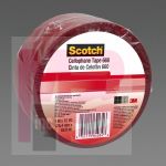 3M 660 Scotch Light Duty Packaging Tape Red He at Resistance Splicing 1 in x 72 yd - Micro Parts &amp; Supplies, Inc.