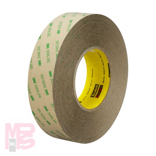 3M Adhesive Transfer Tape 9672LE  Clear  48 in x 180 yd  5 mil  1 roll per case Bulk