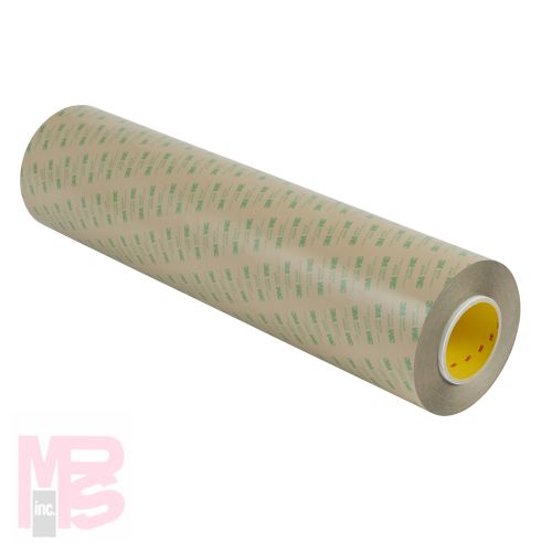 3M Adhesive Transfer Tape 468MP  Clear  48 in x 360 yd  1 roll per case bulk