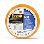 3M 681 Scotch Light Duty Packaging Tape Clear Moisture Chemical Resistant 3/4 in x 72 yd - Micro Parts &amp; Supplies, Inc.