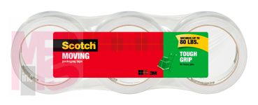 3M Scotch Tough Grip Moving Packaging Tape 3500S-3  1.88 in x 38.2 yd (48 mm x 35 m)