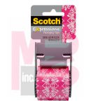 3M Scotch Shipping Packaging Tape  141-PRTD1 1.88 in x 500 in (48 mm x 12.7 m) Triangles