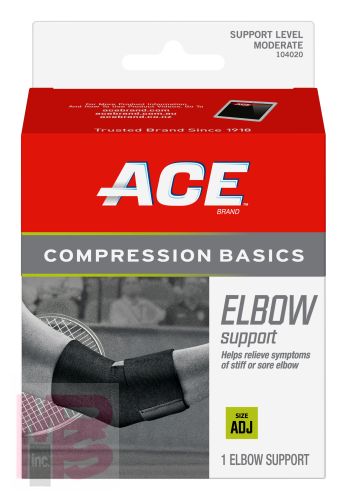 3M ACE Sport Basics Elbow Support 904020  Adjustable  12/case