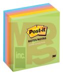 3M Post-it Notes  654-5UC 3 in x 3 in (76 mm x 76 mm) Jaipur colors 5 Pads/Pack 10 Sheets/Pad