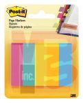 3M Post-it Page Markers  670-5AF2 1/2 in X 1-3/4 in (12.7 mm x 44.4 mm) Assorted Bright Colors