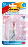 3M BATH18-ES Command Medium Bath Hooks with Water-Resistant Strips - Micro Parts &amp; Supplies, Inc.