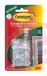 3M 17017CLR-AWES Command Outdoor Light Clips with Foam Strips - Micro Parts &amp; Supplies, Inc.