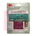 3M 9660SB-ES SandBlaster Clip-On Palm Sanding Sheets 4.5 in x 5.5 in 60 grit - Micro Parts &amp; Supplies, Inc.