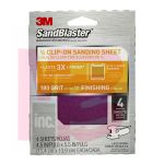 3M 9662SB-ES SandBlaster Clip-On Palm Sanding Sheets  4.5 in x 5.5 in 180 grit - Micro Parts &amp; Supplies, Inc.