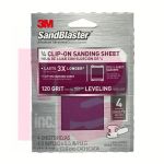 3M 9664SB-ES SandBlaster Clip-On Palm Sanding Sheets 4.5 in x 5.5 in 120 grit - Micro Parts &amp; Supplies, Inc.