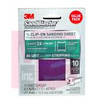 3M 99663SB-ES SandBlaster Palm Sander Sheets 4.5 in x 5.5 in 80 grit - Micro Parts &amp; Supplies, Inc.