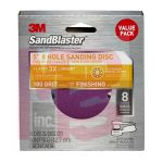 3M 99624SB-ES SandBlaster Sanding Discs 5 in x 8Hole 180 grit - Micro Parts &amp; Supplies, Inc.