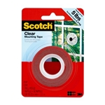 3M 410P Scotch(R) Clear Mounting Tape 1 in x 60 in x .045 in (25,4 mm x 1,51 m) - Micro Parts &amp; Supplies, Inc.