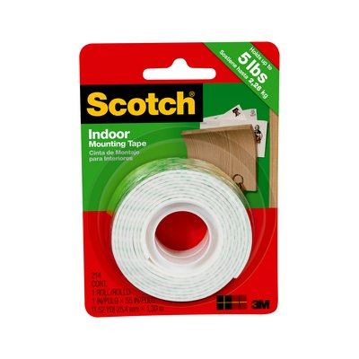 3M 214/DC Scotch Indoor Mounting Tape - Micro Parts &amp; Supplies, Inc.