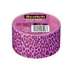 3M Scotch(R) Duct Tape 910-PMC-C, 1.88 in x 10 yd (48 mm x 9,14 m) Purple Metallic Cheetah