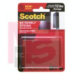 3M Scotch Extremely Strong Mounting Strips 414P-ST  1 in x 3 in (25.4 mm x 7.62 cm)