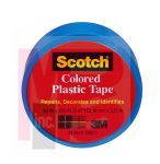 3M Scotch Colored Plastic Tape 191BL  1.5 in x 125 in (38.1 mm x 3.17 m)