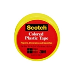 3M 190YL Scotch Colored Plastic Tape  3/4 in x 125 in - Micro Parts &amp; Supplies, Inc.