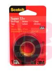 3M Scotch Super 33+ Vinyl Electrical Tape 03744NA 3/4 in x 25 ft x 7 mil (19 mm x 762 m x 177 mm) 24/cs