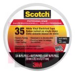 3M 10828-DL-2W ScotchElectrical Tape 0.75 in x 66 ft x 7 mil White - Micro Parts &amp; Supplies, Inc.