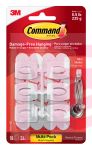 3M Command Mini White Hooks with White Strips Value Pack 17006-18ES 12 per case