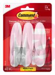 3M Command Medium Designer Hooks Value Pack 17081-6ES 12 per case