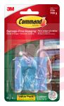 3M Command Outdoor Medium Clear Window Hooks with Clear Strips Value Pack 17091CLRAWVPES 5 Hooks 6 Strips 12 per case