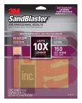 3M SandBlaster Sandpaper with NO-SLIP GRIP Backing  20150-G-4 9 in x 11 in  150-grit  4 sheets/pk