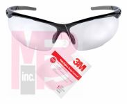 3M Performance Eyewear  Multi-Purpose Design 47070-HT6 Black Frame Clear Lens Anti-Fog 1 Eyewear