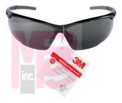 3M Performance Eyewear  Multi-Purpose Design 47071-HT6 Black Frame Gray Lens Anti-Fog 1 Eyewear