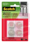 3M Scotch Round Felt Pads SP801-NA  Beige 1 in 16/pk