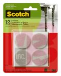 3M Scotch Round Felt Pads SP803-NA  Beige 1.5 in 12/pk