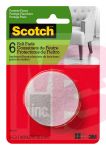 3M Scotch Round Felt Pads SP807-NA  Beige 2 in 6/pk