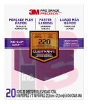 3M Pro Grade Precision Faster Sanding Sanding Sheets 220 grit Fine  27220TRI-20 9 in x 11 in 20/pk