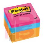 3M Post-it Notes Cube  2051-N  1 7/8 in x 1 7/8 in (47.6 mm x 47.6 mm)  400 sheets