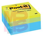 3M Post-it Notes Cube  2054-PP  3 in x 3 in (76 mm x 76 mm)  400 sheets