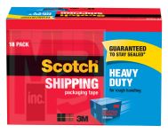 3M Scotch Heavy Duty Shipping Packaging Tape  3850-18CP  1.88 in x 54.6 yd (48 mm x 50 m)  18 Pack