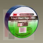 3M Vinyl Duct Tape 3903 Black 2 in x 50 yd  24 rolls per case Conveniently Packaged