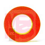 3M Double Coated Tape 9737R Red 2 in x 200 yd 3.5 mil 6 rolls per