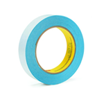 3M Repulpable Double Coated Flying Splice Tape R3229B, Blue, 24 mm x 55 m, 6.2 mil, 36 Rolls/Case