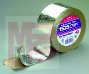 3M Venture Tape FSK Facing Tape 1525CW Natural Aluminum 99 mm x 45.7 m 12 per case