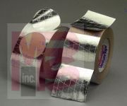 3M Venture Tape FSK Facing Tape Discs 1528CW Natural Aluminum 3 in x 37 yd (2.5 in Disc 500/roll) 16 rolls per case