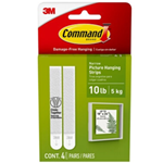 3M Command Narrow Picture Hanging Strips 17207-ES