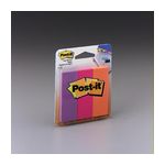 3M 5221 Post-it Page Markers 1 in x 3 in Asst Ultra: Fuchsia/Grape/Neon Orange - Micro Parts &amp; Supplies, Inc.