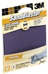 3M 9667 SandBlaster Adhesive Backed Palm Sander Sheets Gold  180g 4.5 in x 4.5 in  - Micro Parts &amp; Supplies, Inc.